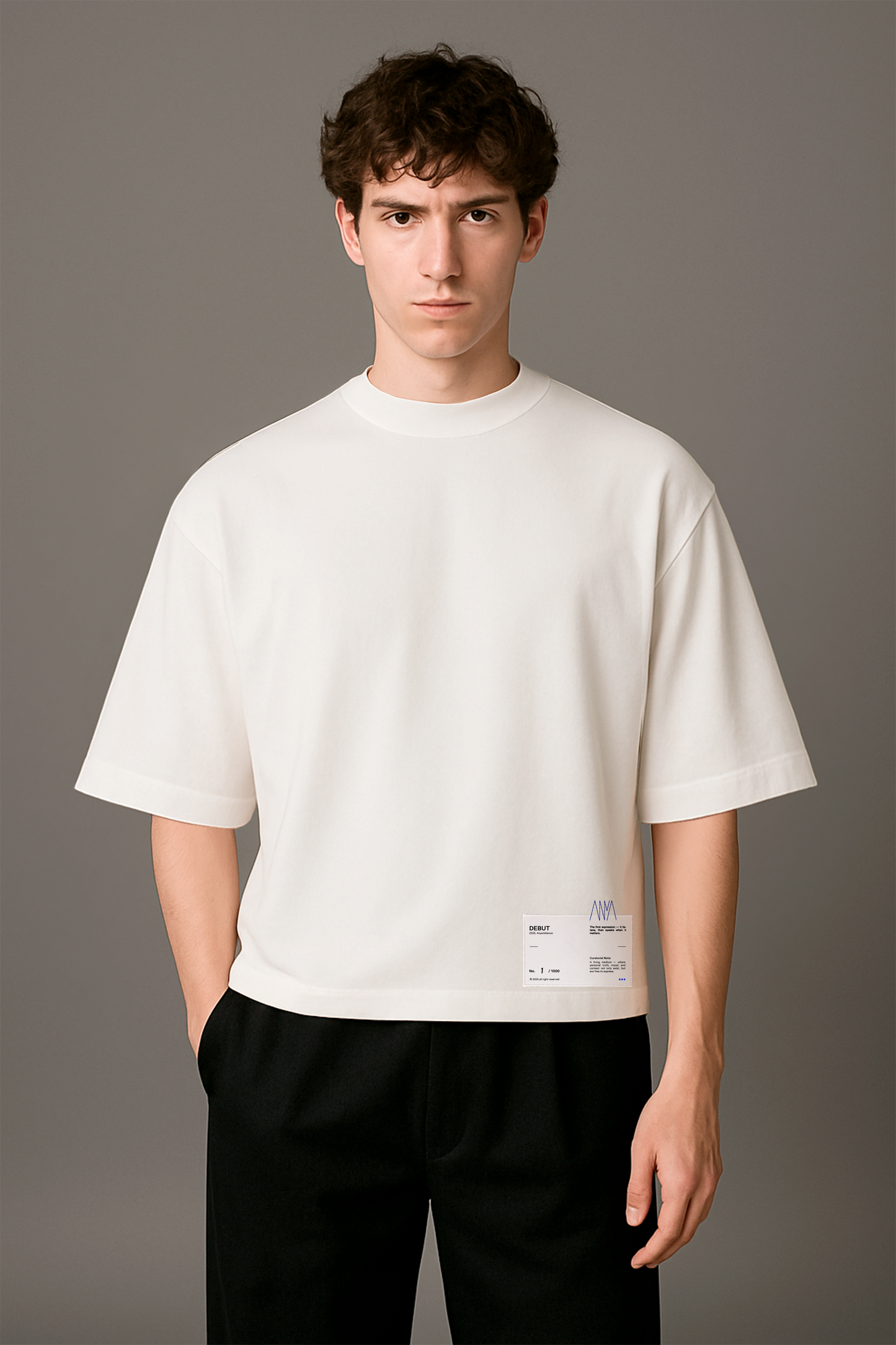 Debut, Short Sleeve T-Shirt, White