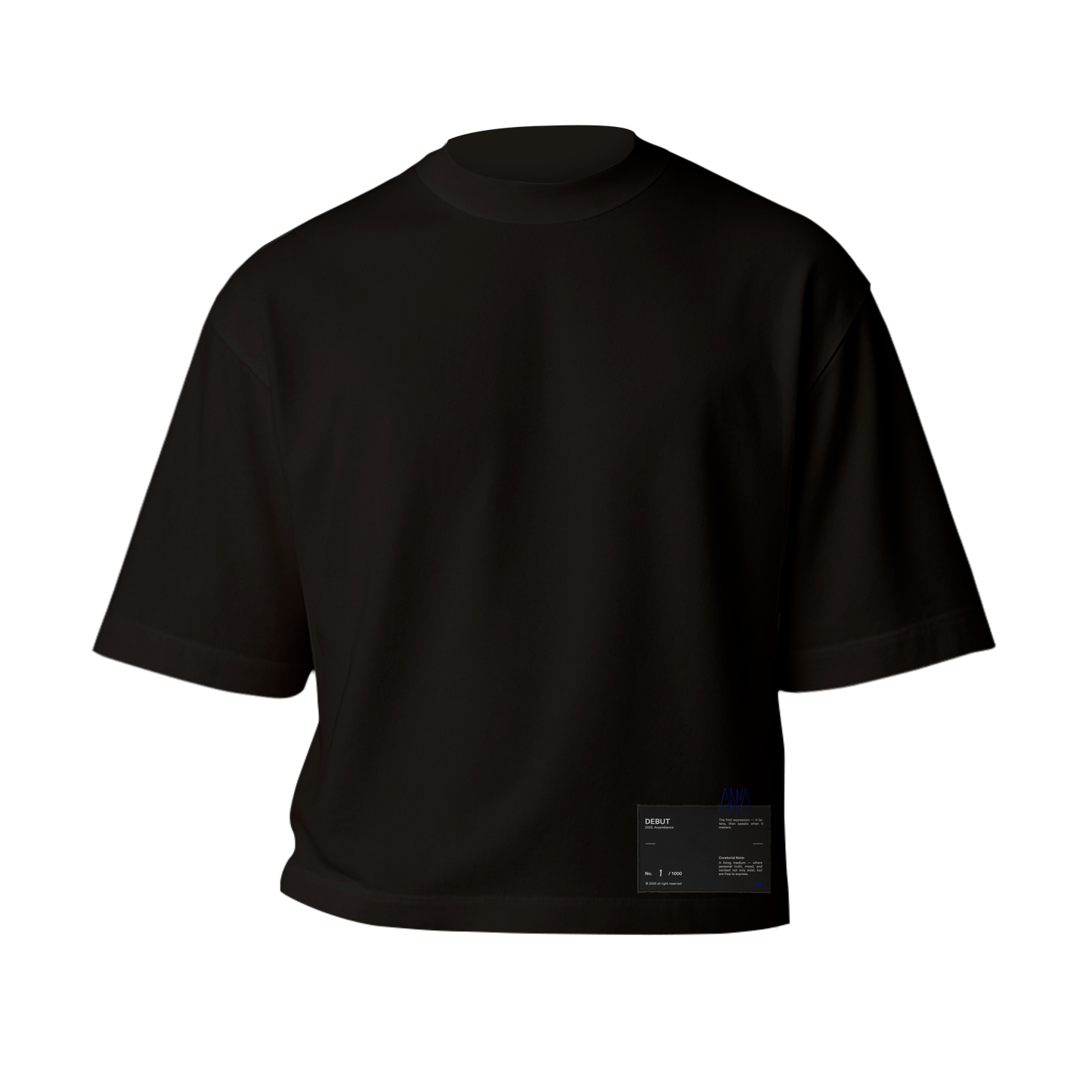 Debut, Short Sleeve T-Shirt, Black